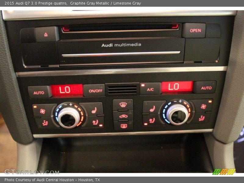 Graphite Gray Metallic / Limestone Gray 2015 Audi Q7 3.0 Prestige quattro