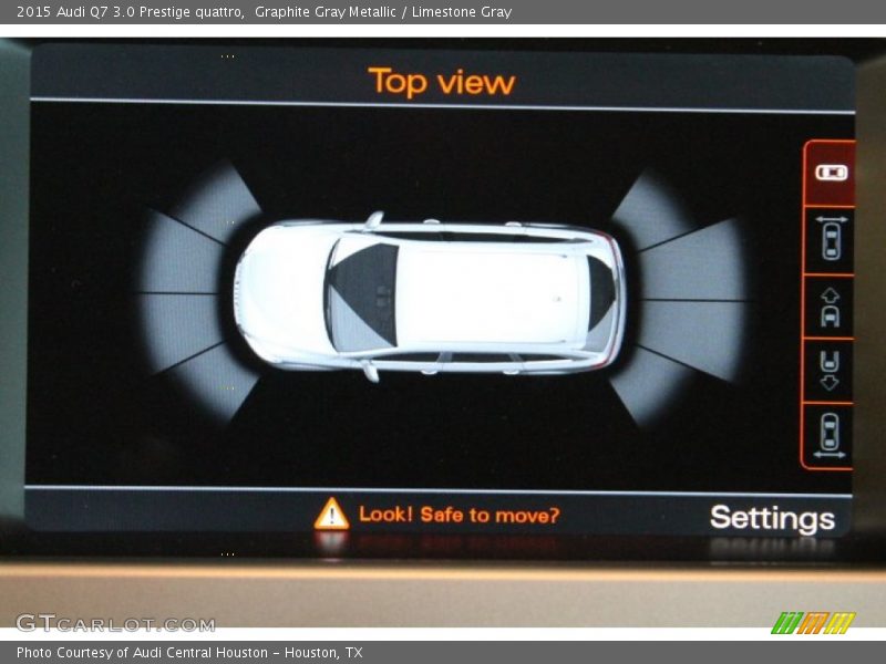 Graphite Gray Metallic / Limestone Gray 2015 Audi Q7 3.0 Prestige quattro