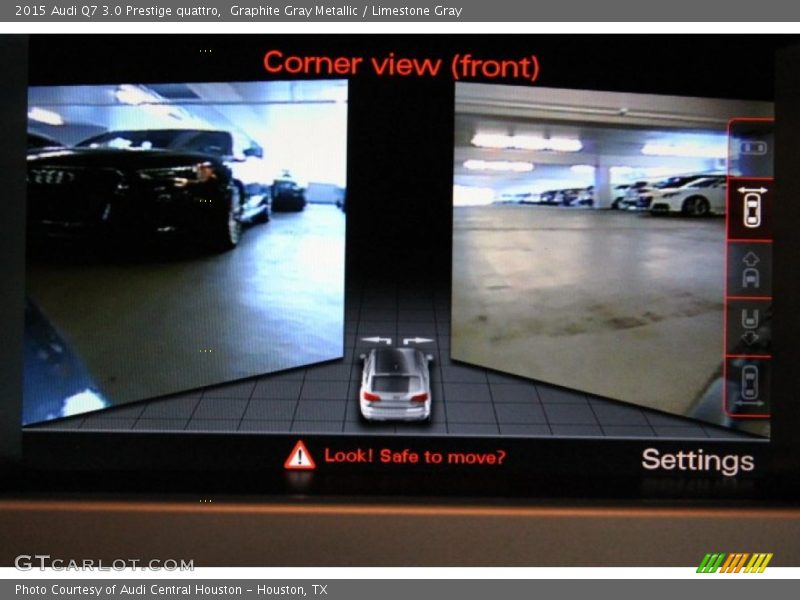 Graphite Gray Metallic / Limestone Gray 2015 Audi Q7 3.0 Prestige quattro