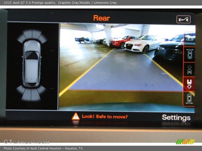 Graphite Gray Metallic / Limestone Gray 2015 Audi Q7 3.0 Prestige quattro