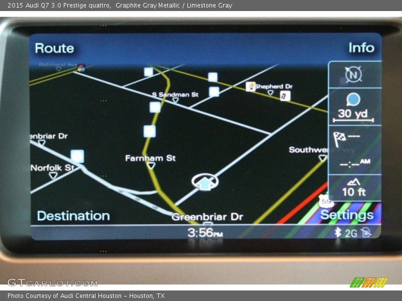 Graphite Gray Metallic / Limestone Gray 2015 Audi Q7 3.0 Prestige quattro