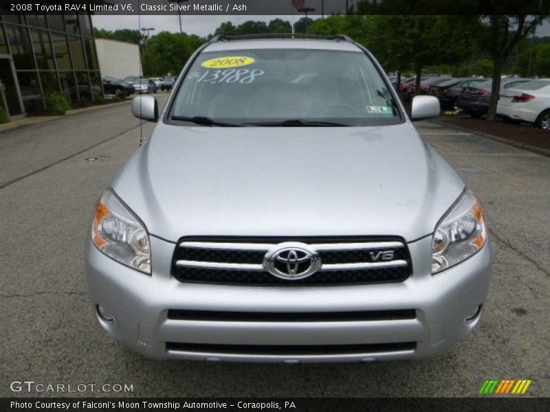 Classic Silver Metallic / Ash 2008 Toyota RAV4 Limited V6
