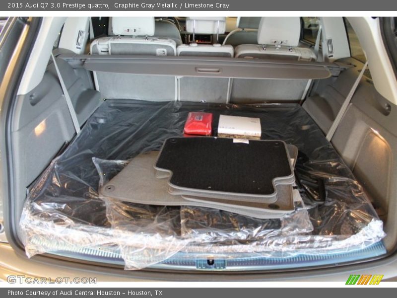 Graphite Gray Metallic / Limestone Gray 2015 Audi Q7 3.0 Prestige quattro