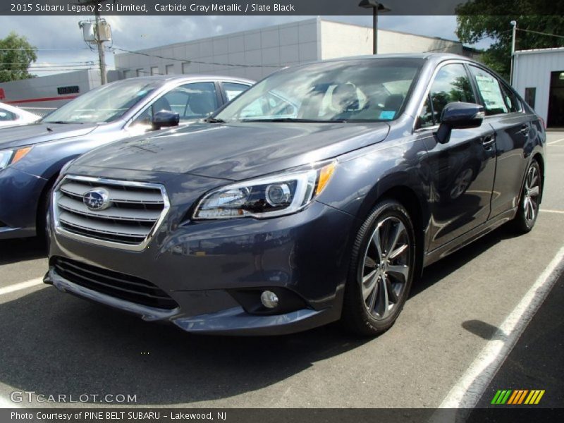 Carbide Gray Metallic / Slate Black 2015 Subaru Legacy 2.5i Limited