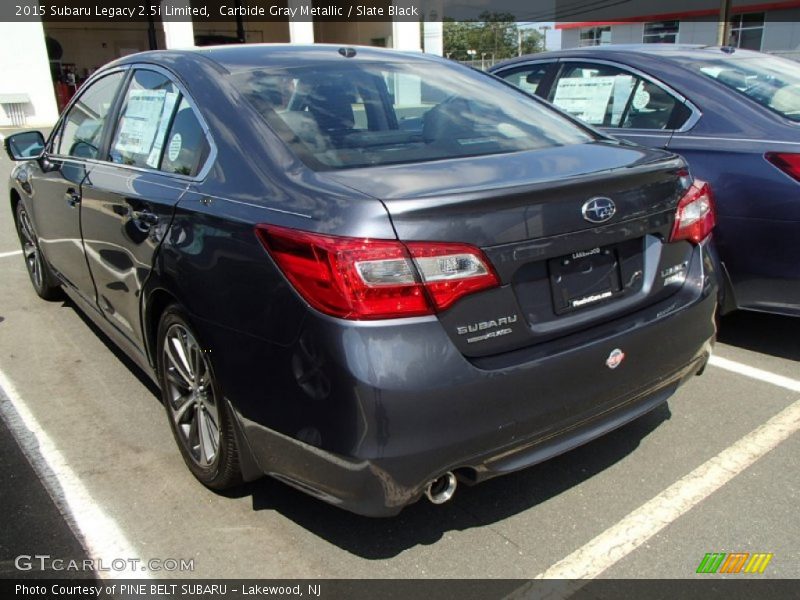 Carbide Gray Metallic / Slate Black 2015 Subaru Legacy 2.5i Limited