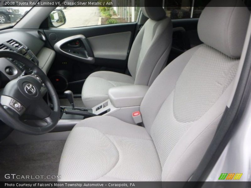 Classic Silver Metallic / Ash 2008 Toyota RAV4 Limited V6