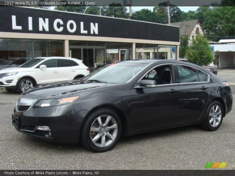 Graphite Luster Metallic / Ebony 2012 Acura TL 3.5