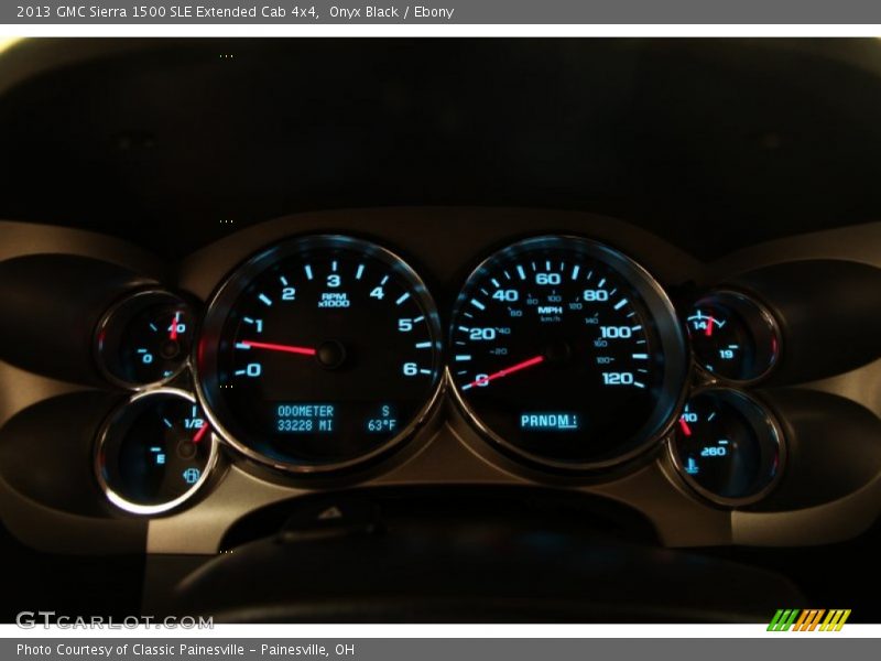  2013 Sierra 1500 SLE Extended Cab 4x4 SLE Extended Cab 4x4 Gauges