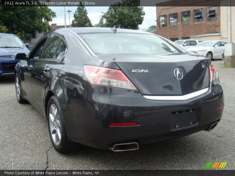 Graphite Luster Metallic / Ebony 2012 Acura TL 3.5