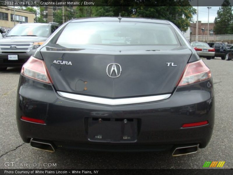Graphite Luster Metallic / Ebony 2012 Acura TL 3.5