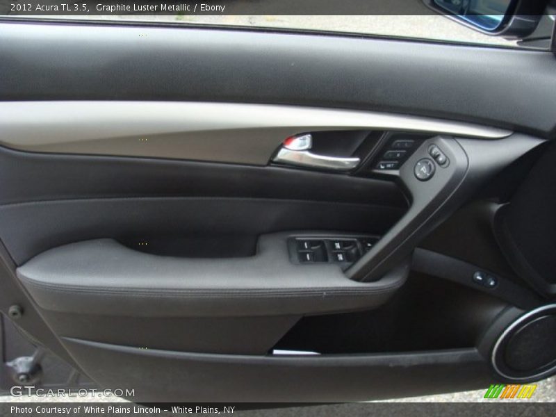 Graphite Luster Metallic / Ebony 2012 Acura TL 3.5