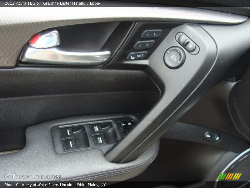 Graphite Luster Metallic / Ebony 2012 Acura TL 3.5