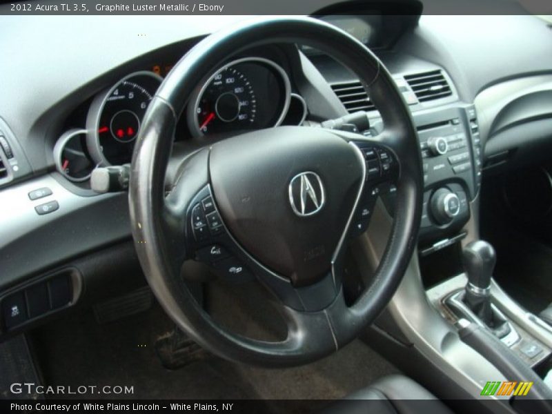 Graphite Luster Metallic / Ebony 2012 Acura TL 3.5