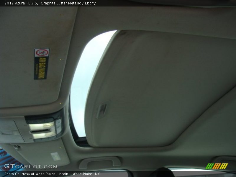 Graphite Luster Metallic / Ebony 2012 Acura TL 3.5