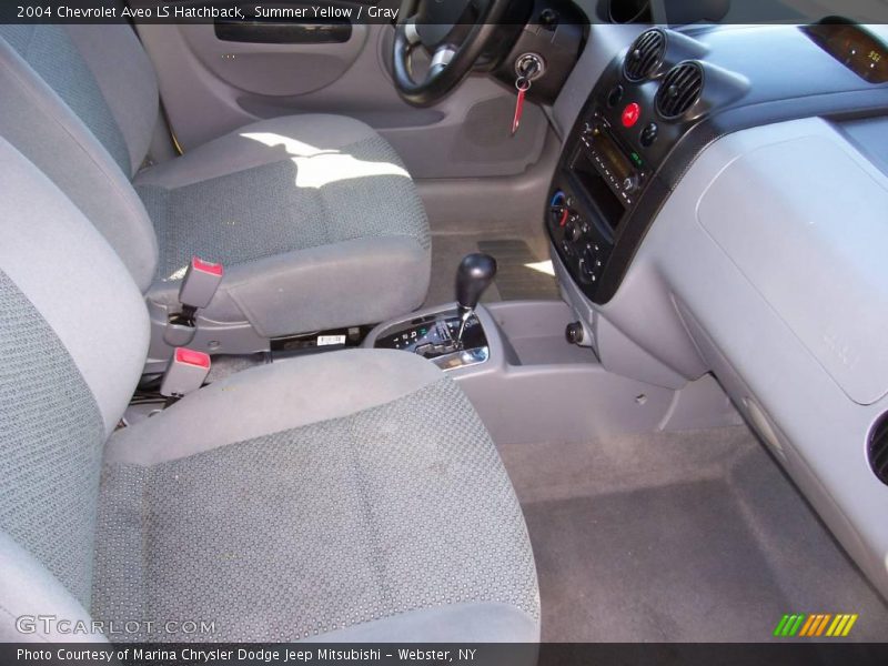 Summer Yellow / Gray 2004 Chevrolet Aveo LS Hatchback