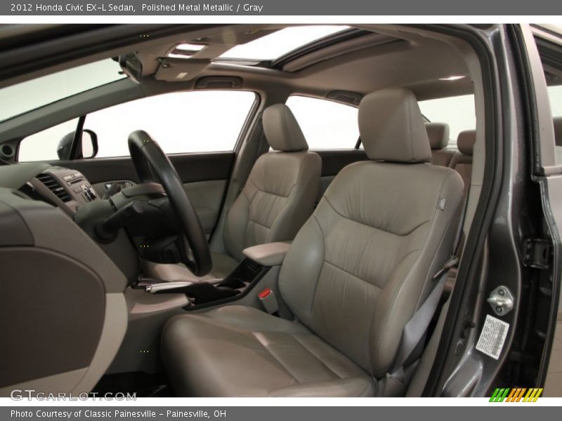 Front Seat of 2012 Civic EX-L Sedan