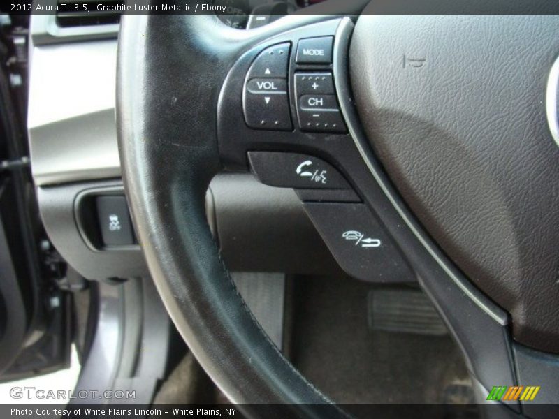 Graphite Luster Metallic / Ebony 2012 Acura TL 3.5