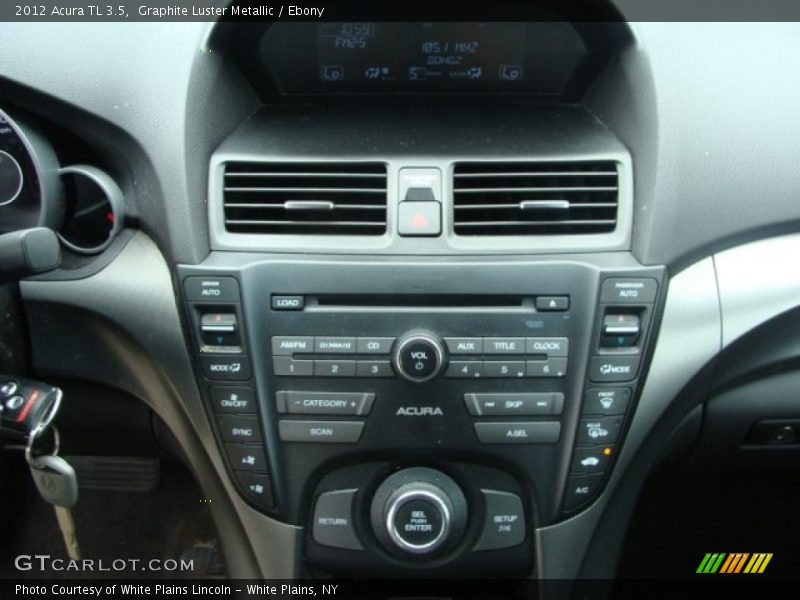 Graphite Luster Metallic / Ebony 2012 Acura TL 3.5