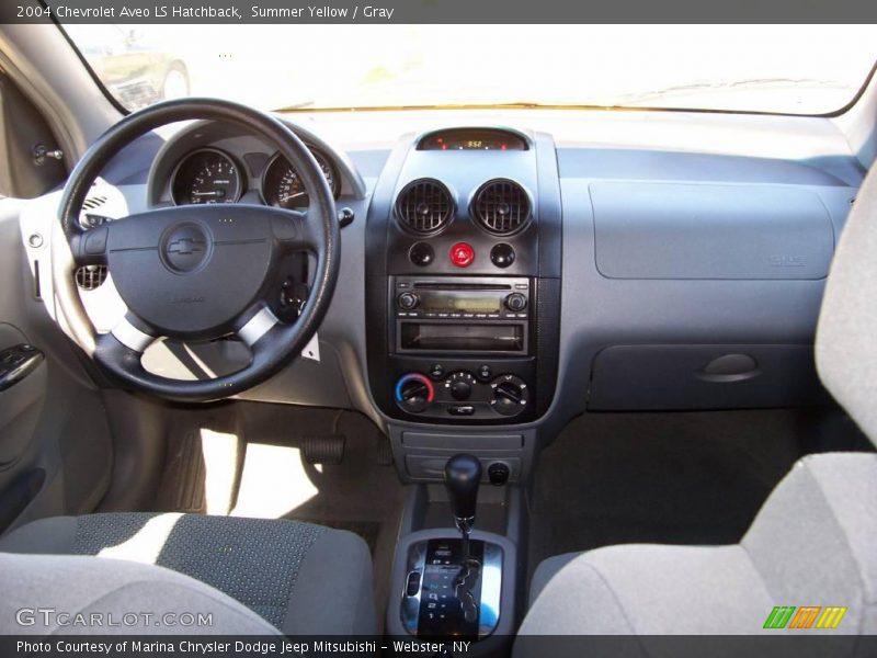 Summer Yellow / Gray 2004 Chevrolet Aveo LS Hatchback