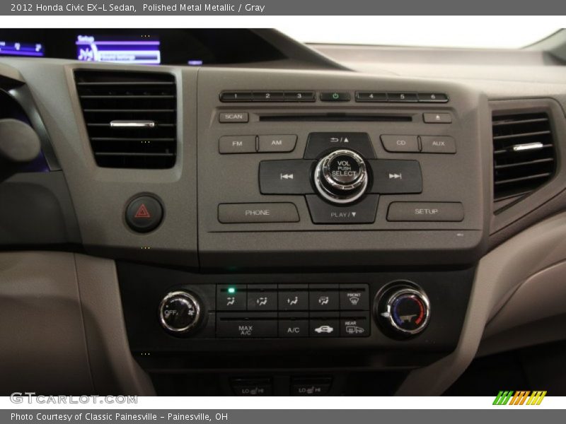 Controls of 2012 Civic EX-L Sedan