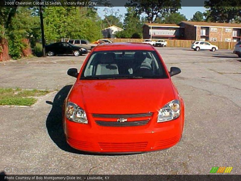 Victory Red / Gray 2008 Chevrolet Cobalt LS Sedan
