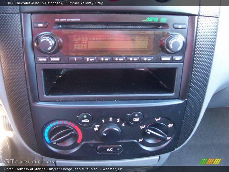 Summer Yellow / Gray 2004 Chevrolet Aveo LS Hatchback