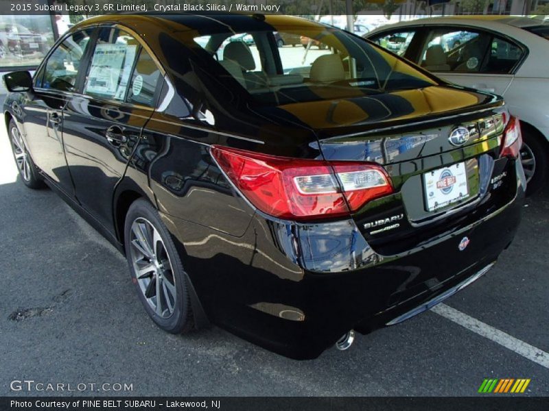 Crystal Black Silica / Warm Ivory 2015 Subaru Legacy 3.6R Limited