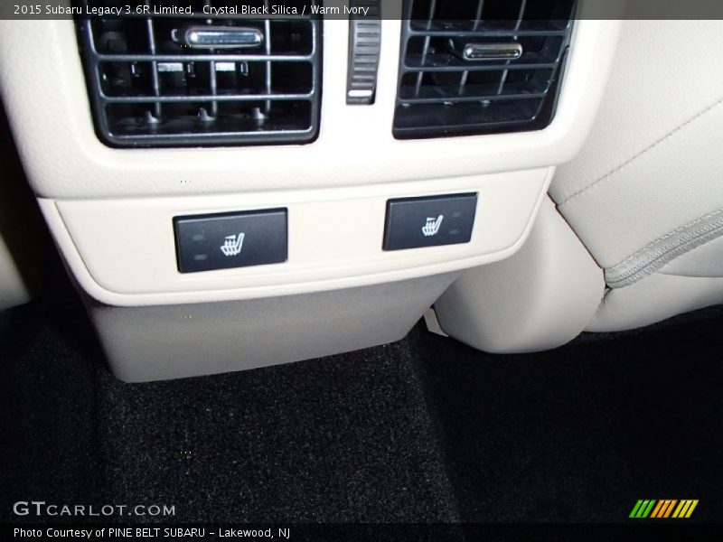 Crystal Black Silica / Warm Ivory 2015 Subaru Legacy 3.6R Limited