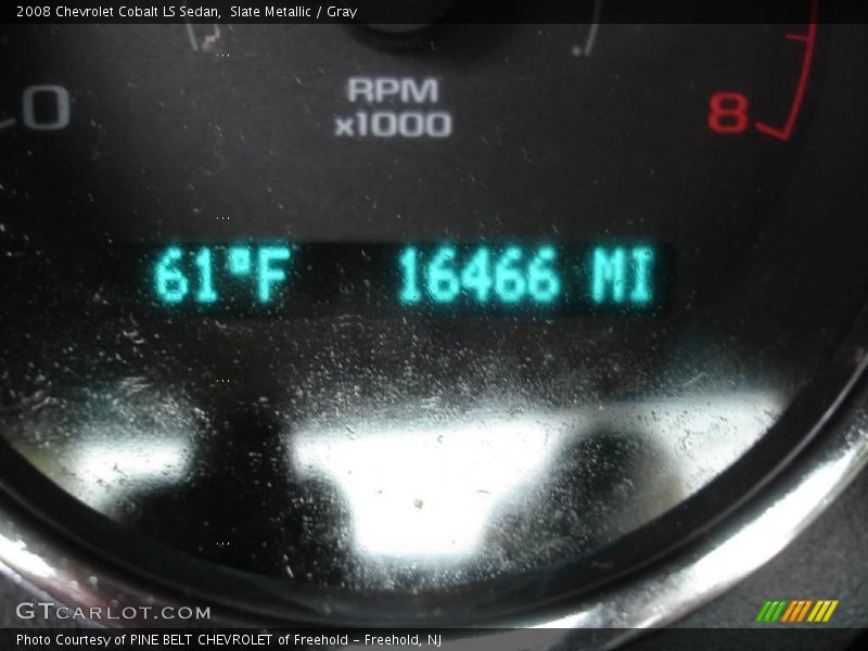 Slate Metallic / Gray 2008 Chevrolet Cobalt LS Sedan