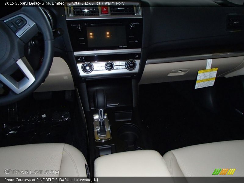 Crystal Black Silica / Warm Ivory 2015 Subaru Legacy 3.6R Limited