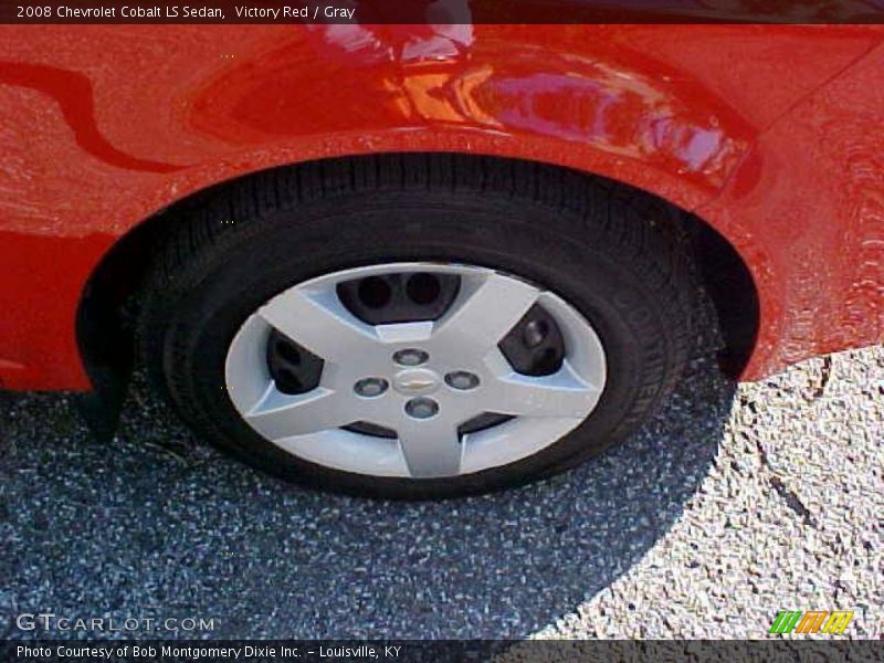 Victory Red / Gray 2008 Chevrolet Cobalt LS Sedan