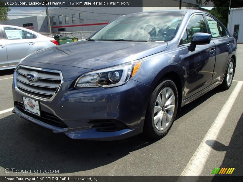 Twilight Blue Metallic / Warm Ivory 2015 Subaru Legacy 2.5i Premium