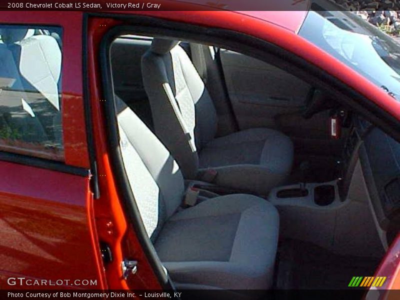 Victory Red / Gray 2008 Chevrolet Cobalt LS Sedan