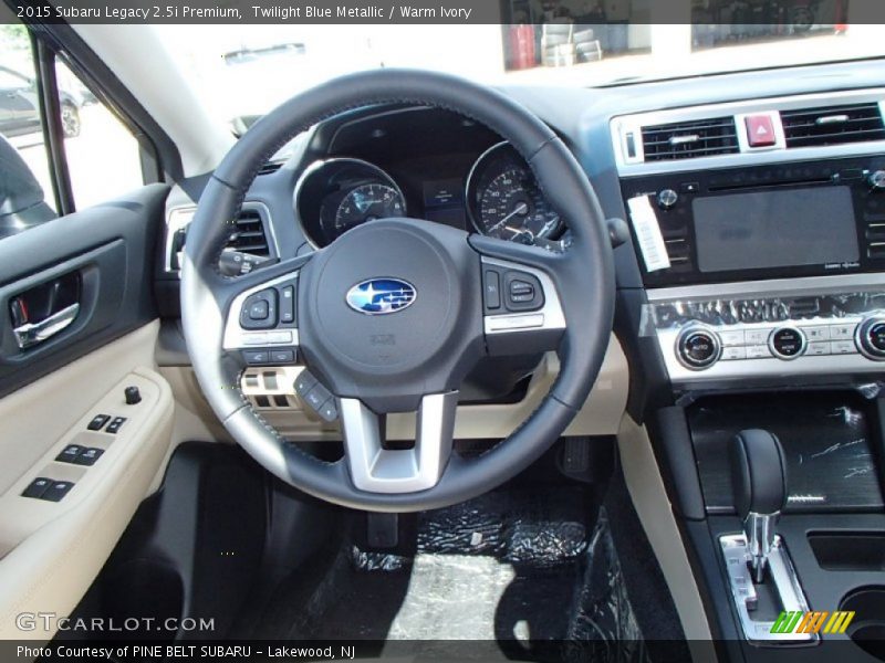 Twilight Blue Metallic / Warm Ivory 2015 Subaru Legacy 2.5i Premium