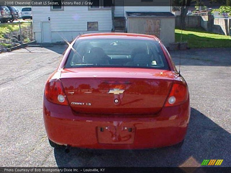 Victory Red / Gray 2008 Chevrolet Cobalt LS Sedan