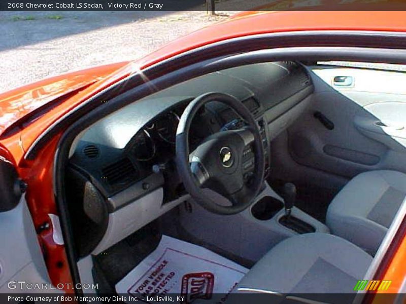 Victory Red / Gray 2008 Chevrolet Cobalt LS Sedan