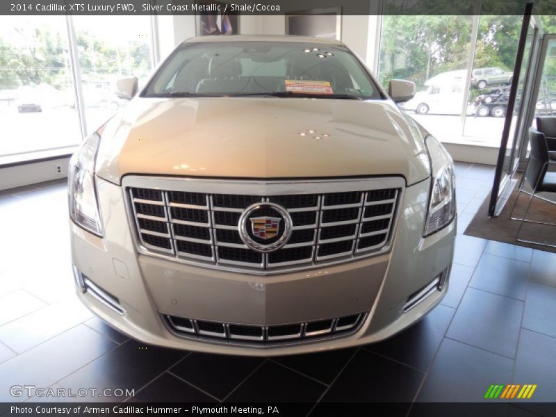 Silver Coast Metallic / Shale/Cocoa 2014 Cadillac XTS Luxury FWD