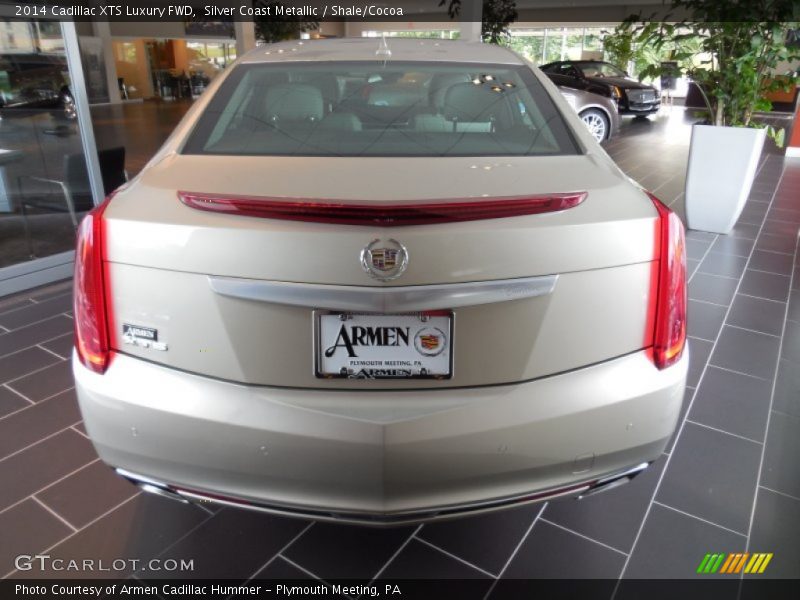 Silver Coast Metallic / Shale/Cocoa 2014 Cadillac XTS Luxury FWD