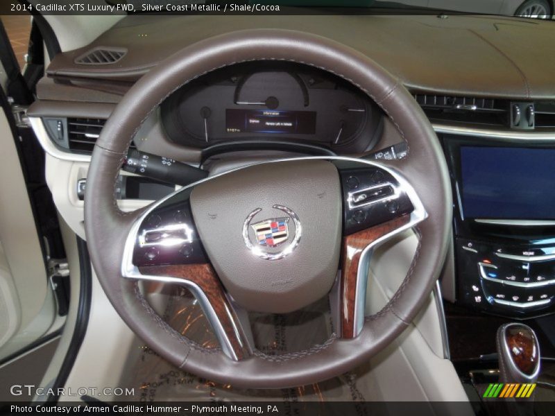 Silver Coast Metallic / Shale/Cocoa 2014 Cadillac XTS Luxury FWD