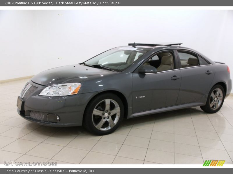 Dark Steel Gray Metallic / Light Taupe 2009 Pontiac G6 GXP Sedan