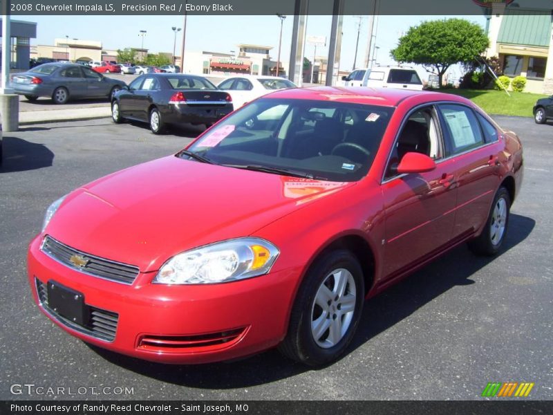 Precision Red / Ebony Black 2008 Chevrolet Impala LS