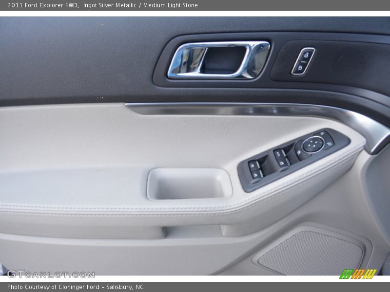 Ingot Silver Metallic / Medium Light Stone 2011 Ford Explorer FWD