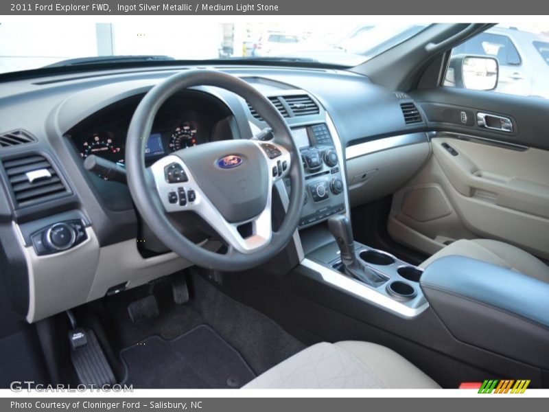  2011 Explorer FWD Medium Light Stone Interior