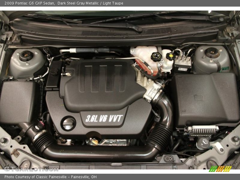 Dark Steel Gray Metallic / Light Taupe 2009 Pontiac G6 GXP Sedan