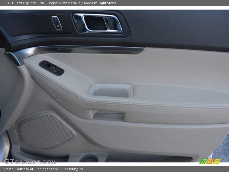 Ingot Silver Metallic / Medium Light Stone 2011 Ford Explorer FWD
