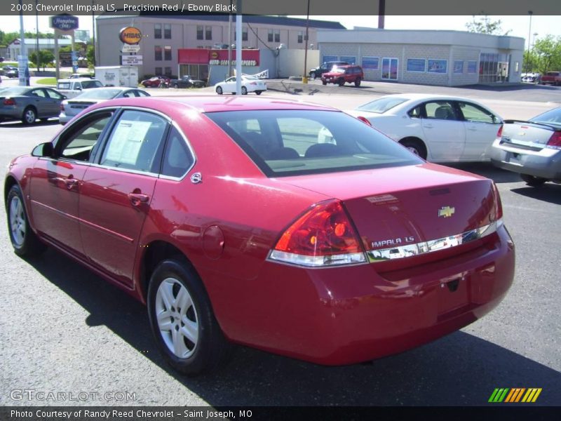 Precision Red / Ebony Black 2008 Chevrolet Impala LS