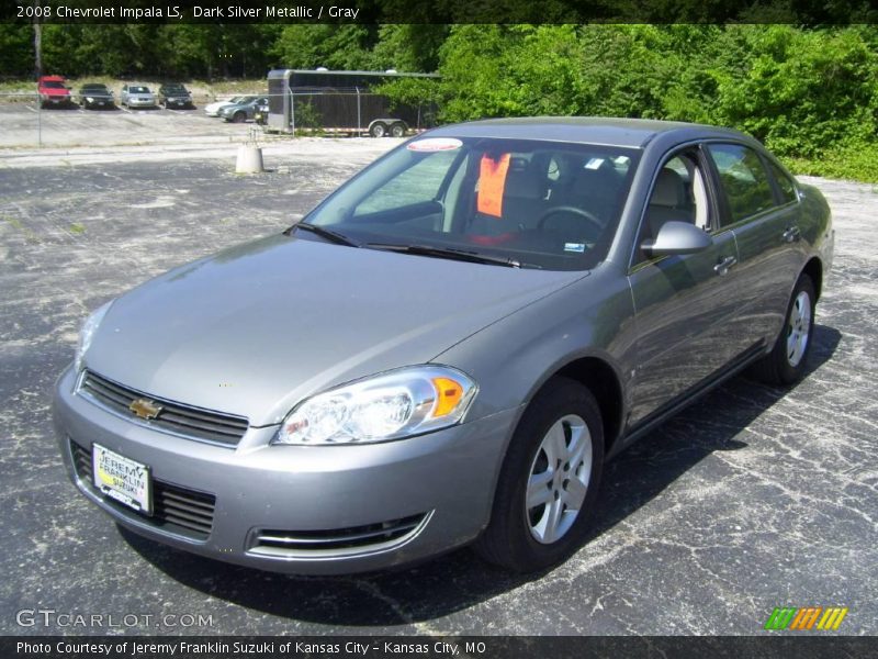 Dark Silver Metallic / Gray 2008 Chevrolet Impala LS