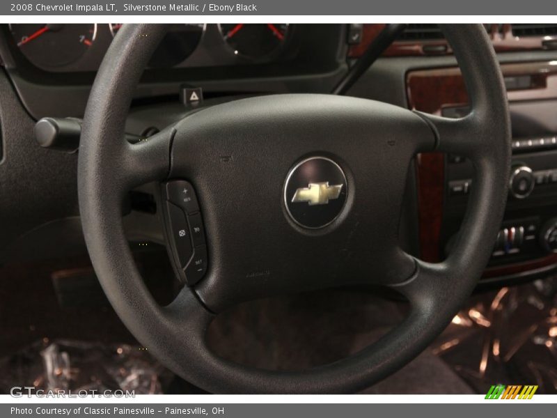 Silverstone Metallic / Ebony Black 2008 Chevrolet Impala LT
