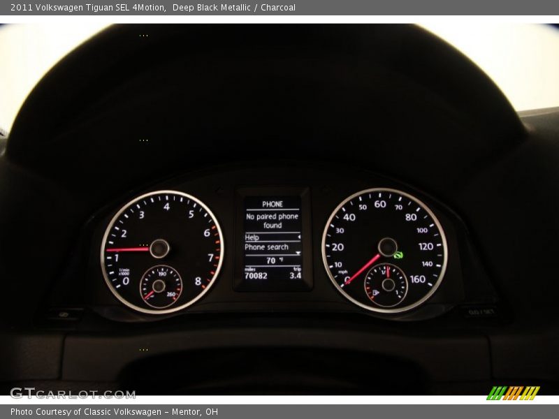  2011 Tiguan SEL 4Motion SEL 4Motion Gauges