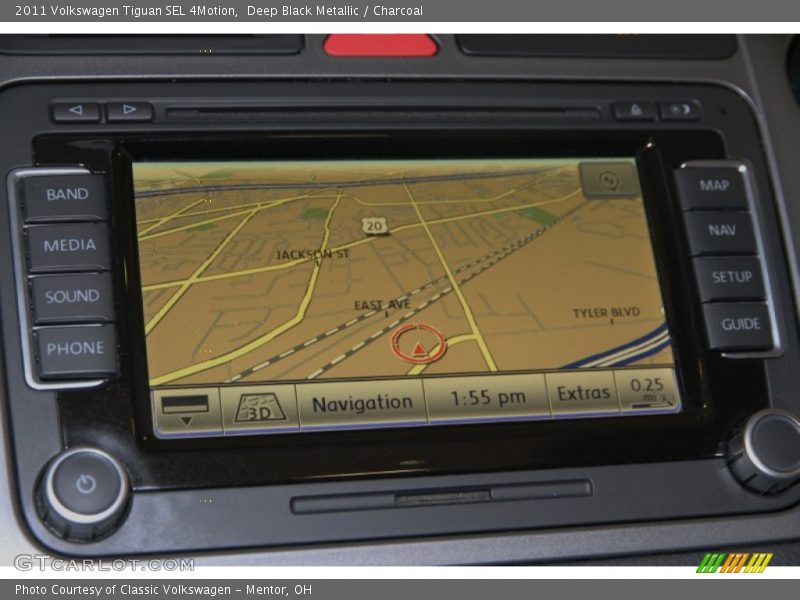 Navigation of 2011 Tiguan SEL 4Motion